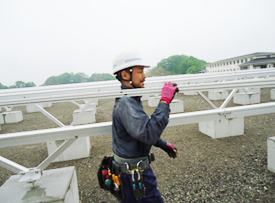 H254月架台、組立